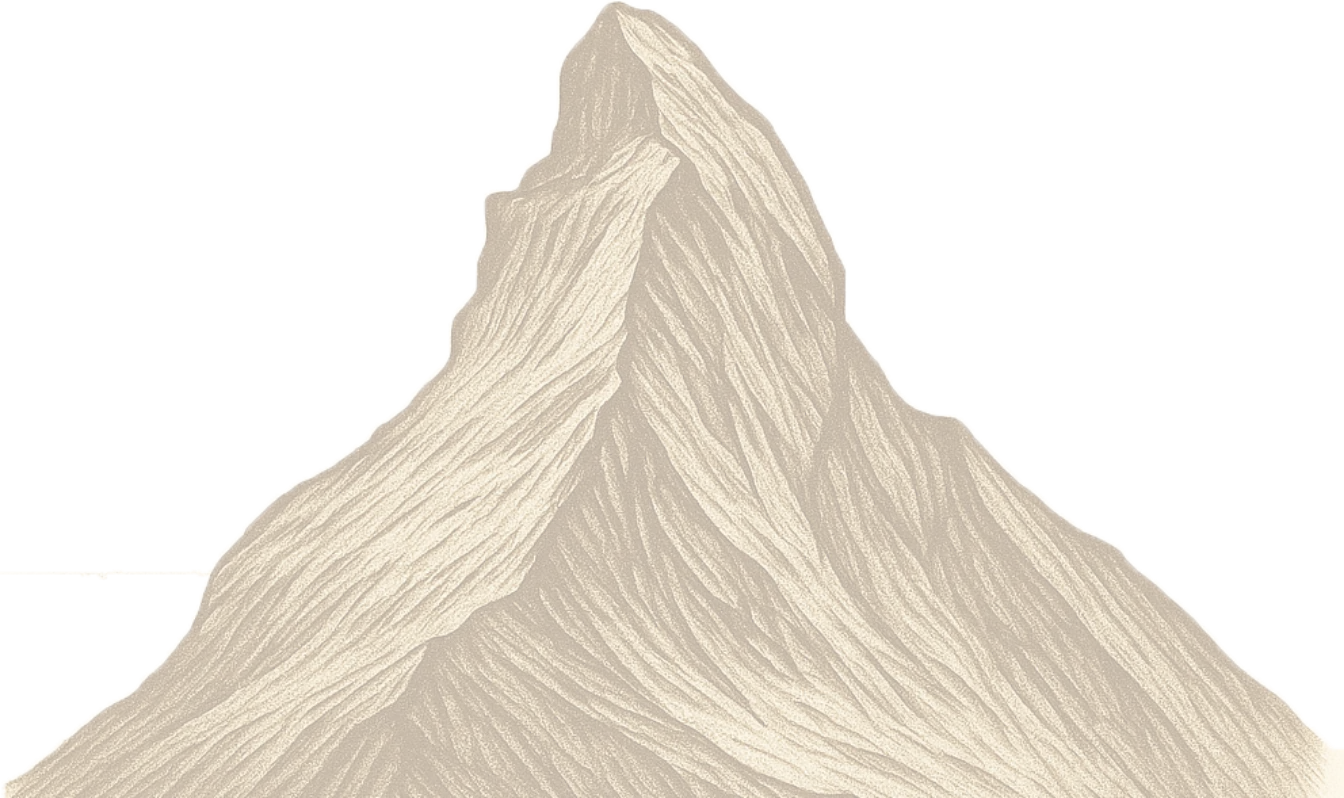 Illustration du Cervin en fond d'un graphique sur la mortalité