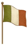 Illustration d'un drapeau italo-suisse