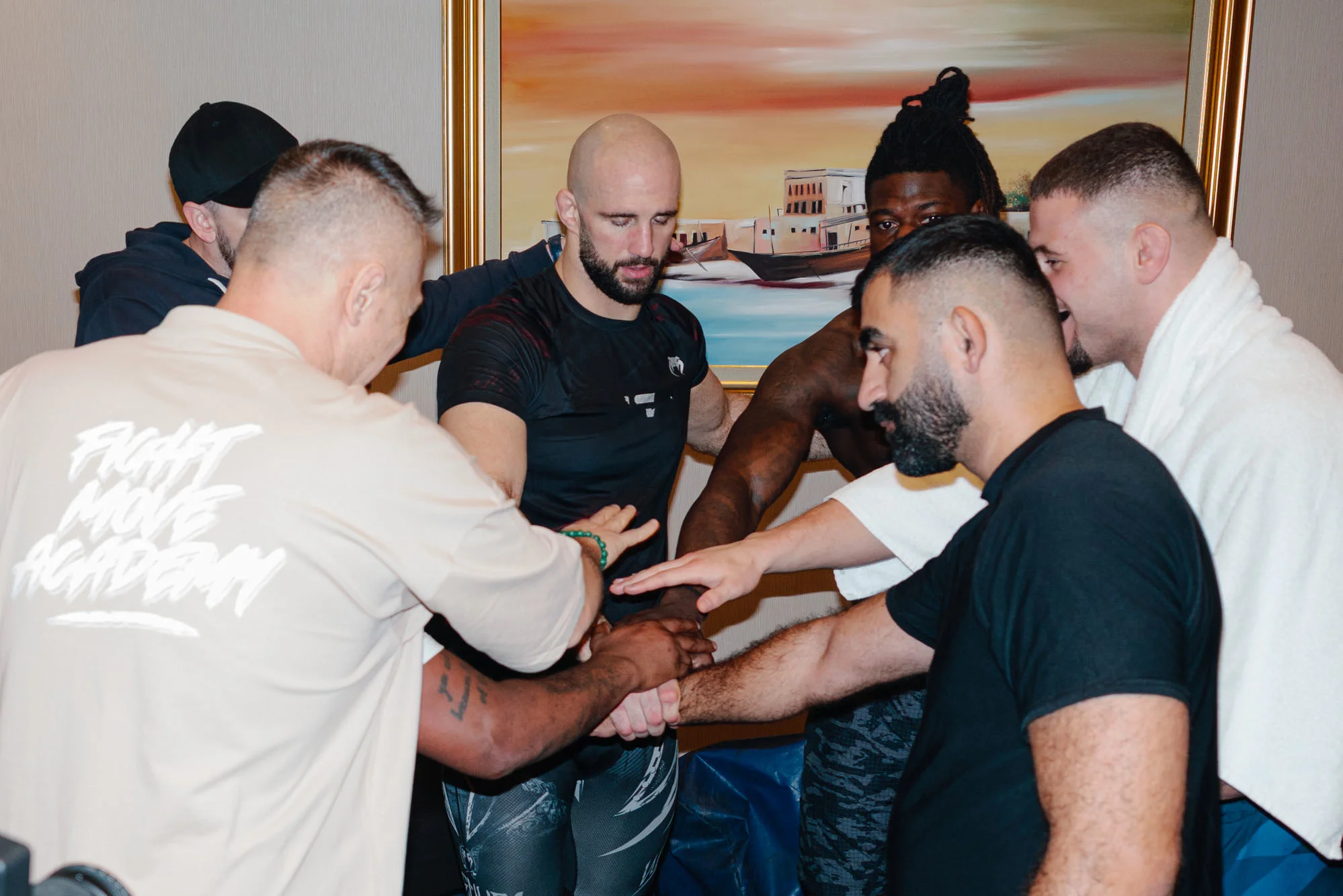 Manifestants groenlandais lors de la manifestation